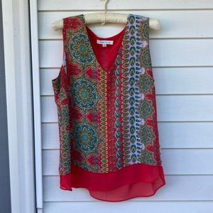 Rose & Olive Sleeveless Top